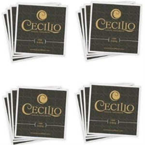 Cecilio 4 Packs of Stainless Steel 44 - 34 Violin Strings Set