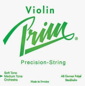 Prim 44 Violin String Set - Medium Gauge with Ball-end E