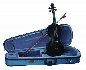 Stentor 1401BK-4/4 Harlequin Series Black Violin Outfit