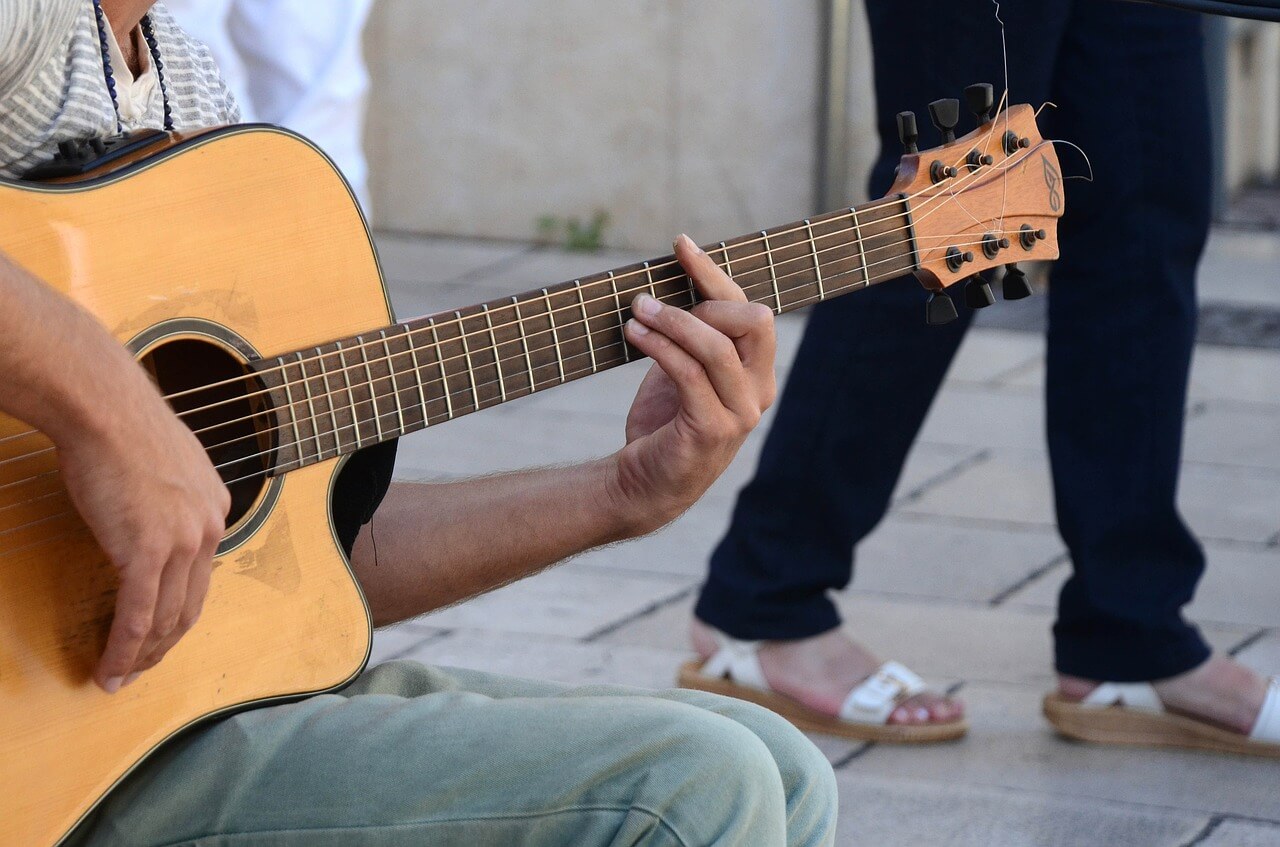 guitar practicing