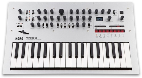 Korg Minilogue 4-Voice Polyphonic Analog Synth with Presets