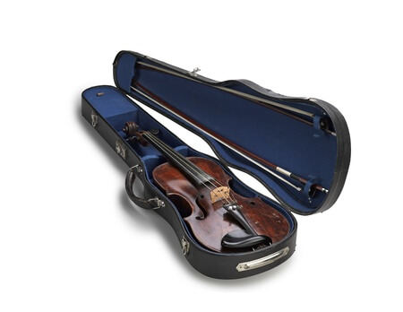 violin in a hard case