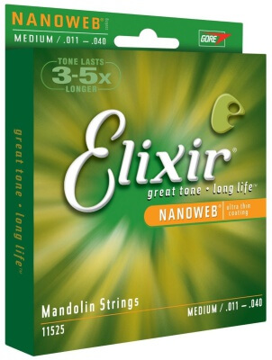 Elixir Strings Nanoweb Coated Mandolin Strings