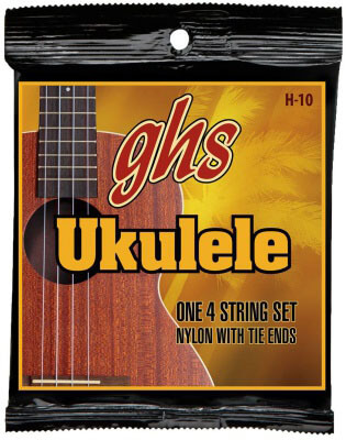 GHS H-10 Hawaiian Ukulele Black Nylon Strings