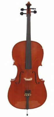 Merano MC400 Solid Wood Ebony Fitted Cello