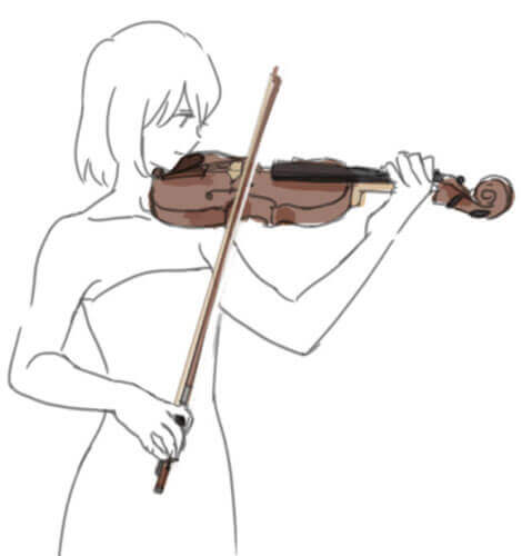 how to hold the violin