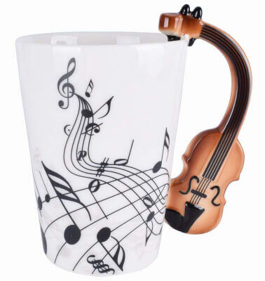 Violin Music Ceramic Mug