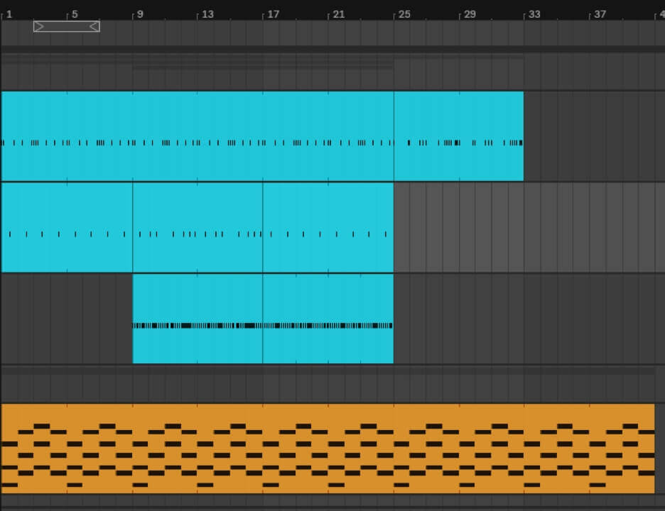 entering MIDI notes