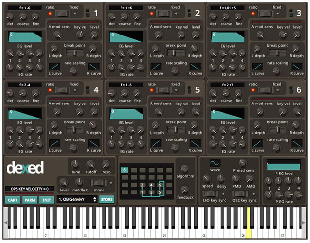 Dexed by Digital Suburban Plugin Synth