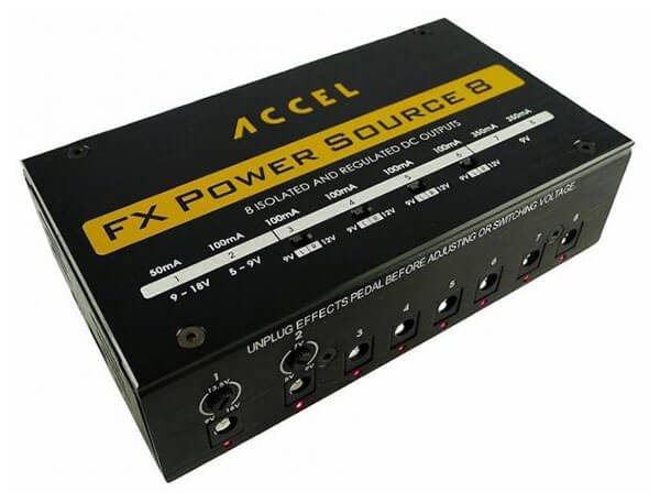 Accel FX Power Source 8 Pedal Power Supply